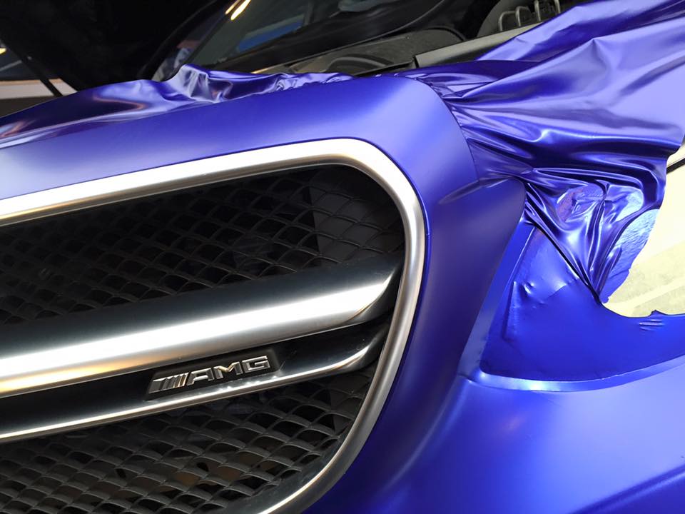 Mercedes E-AMG Combi (3M Satin MystiqueBlue metallic)