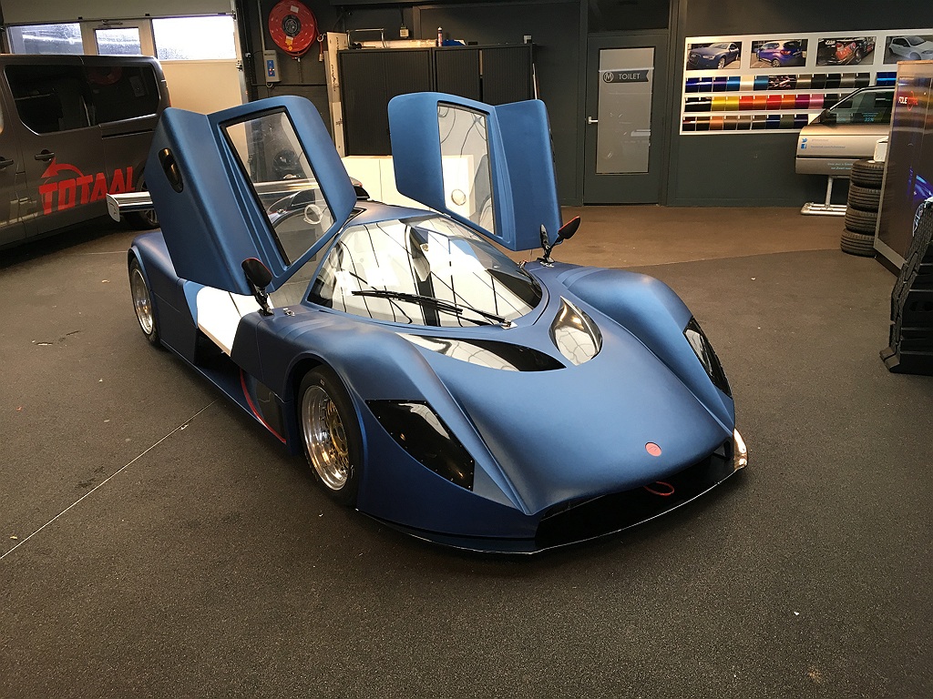Wrap Saker Motorsport RapX – Avery MatteBlue metallic