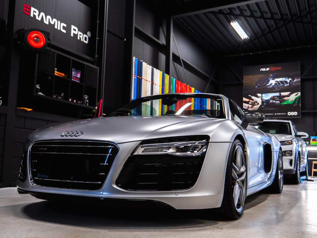 Audi R8 V10 Frozen Silver Full