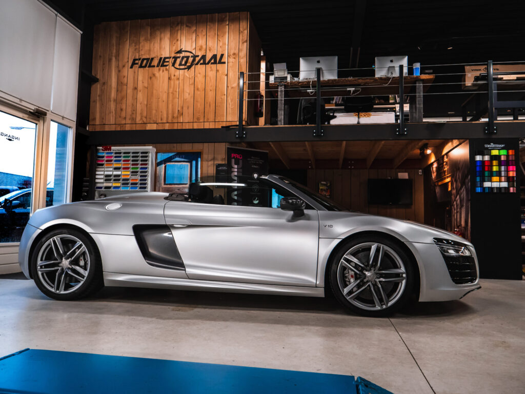 Audi R8 V10 Frozen Silver Full
