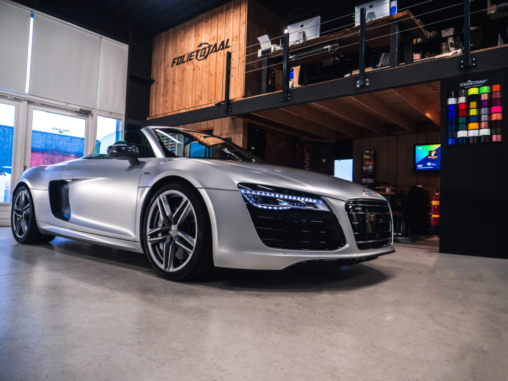 Audi R8 V10 Frozen Silver Full