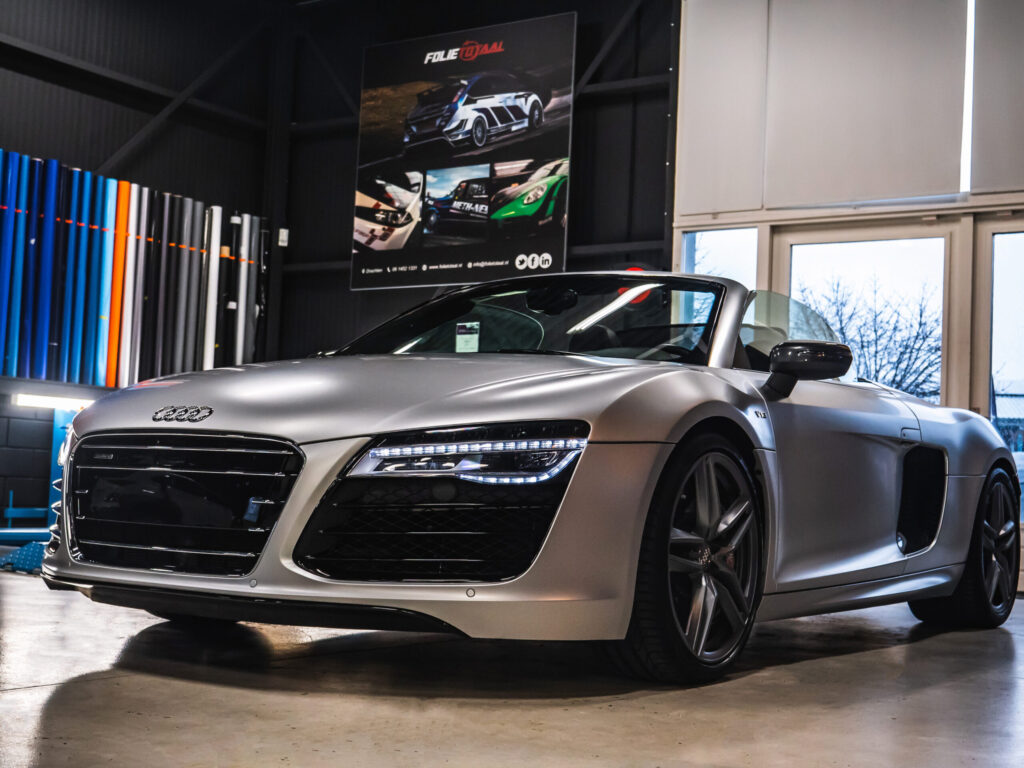 Audi R8 V10 Frozen Silver Full