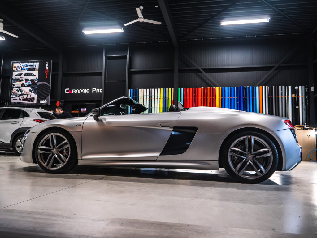 Audi R8 V10 Frozen Silver Full