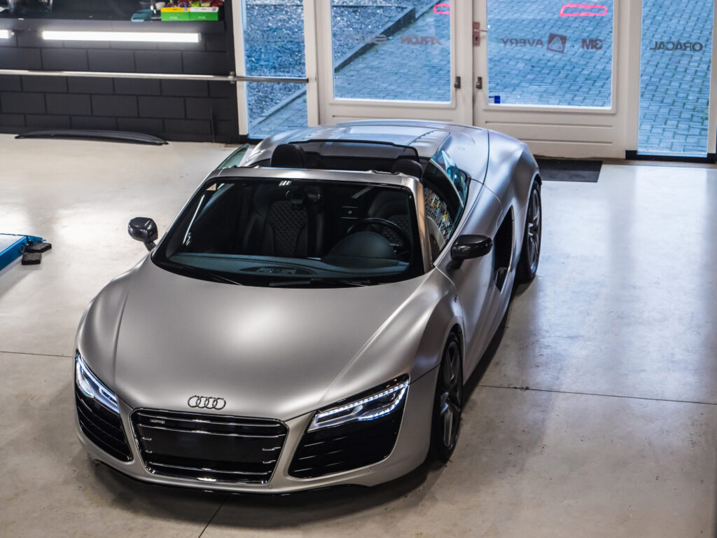 Audi R8 V10 Frozen Silver Full