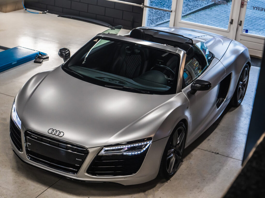Audi R8 V10 Frozen Silver Full