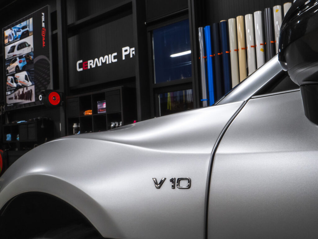 Audi R8 V10 Frozen Silver Full
