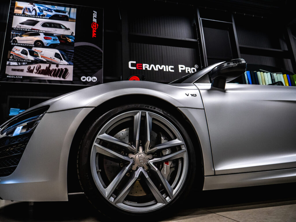Audi R8 V10 Frozen Silver Full
