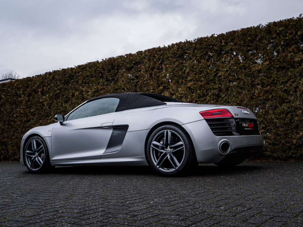 Audi R8 V10 Frozen Silver Full