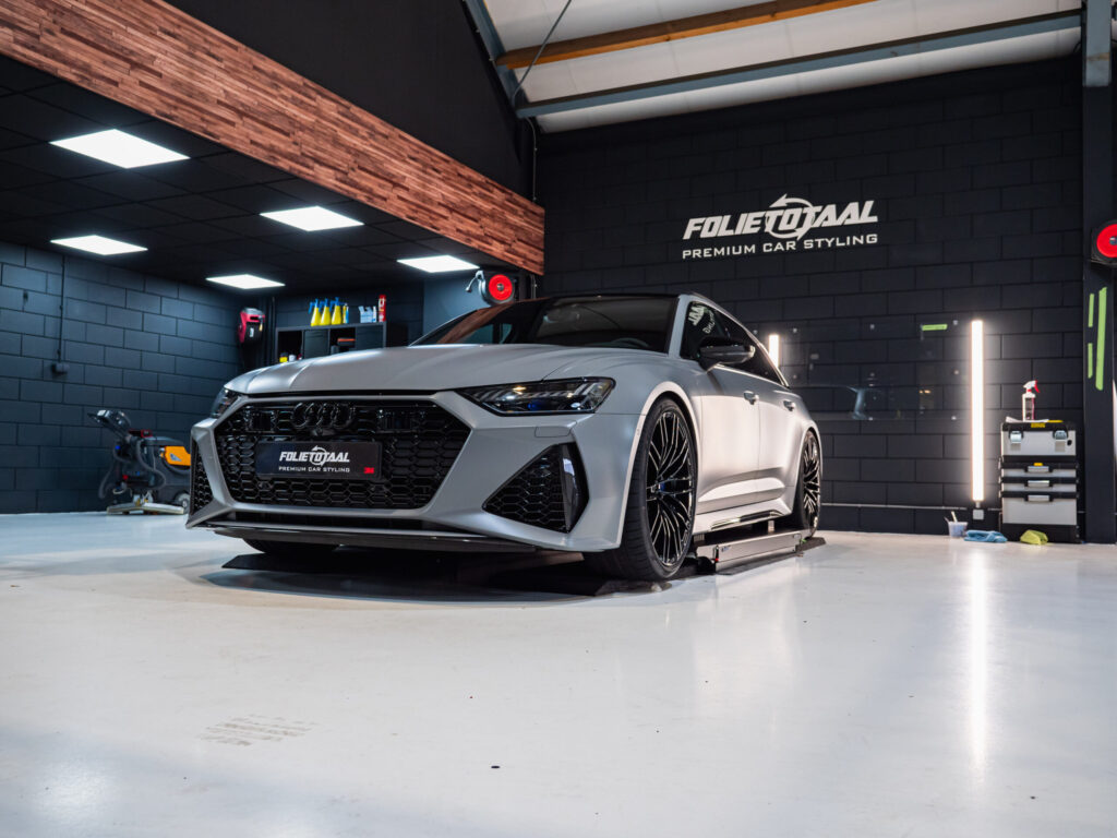 Audi RS6 1000pk in matte PPF en matte Nardo Grey