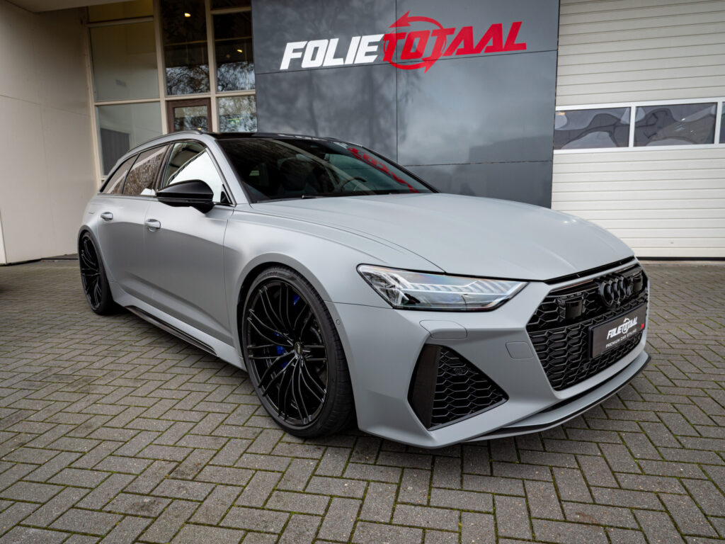 Audi RS6 1000pk in matte PPF en matte Nardo Grey