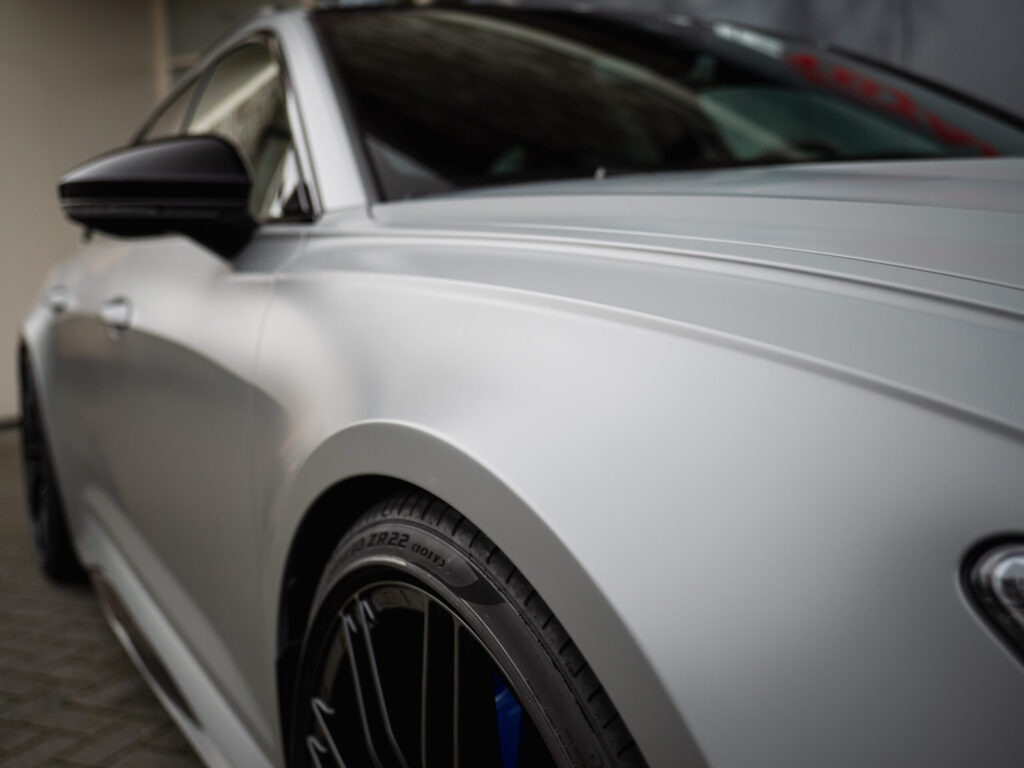 Audi RS6 1000pk in matte PPF en matte Nardo Grey