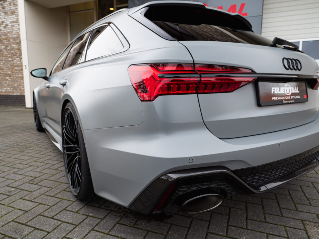 Audi RS6 1000pk in matte PPF en matte Nardo Grey