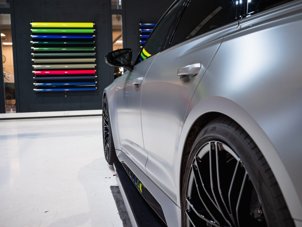 Audi RS6 1000pk in matte PPF en matte Nardo Grey