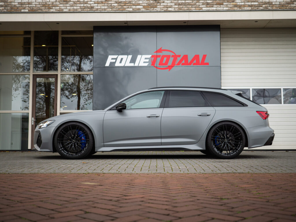 Audi RS6 1000pk in matte PPF en matte Nardo Grey