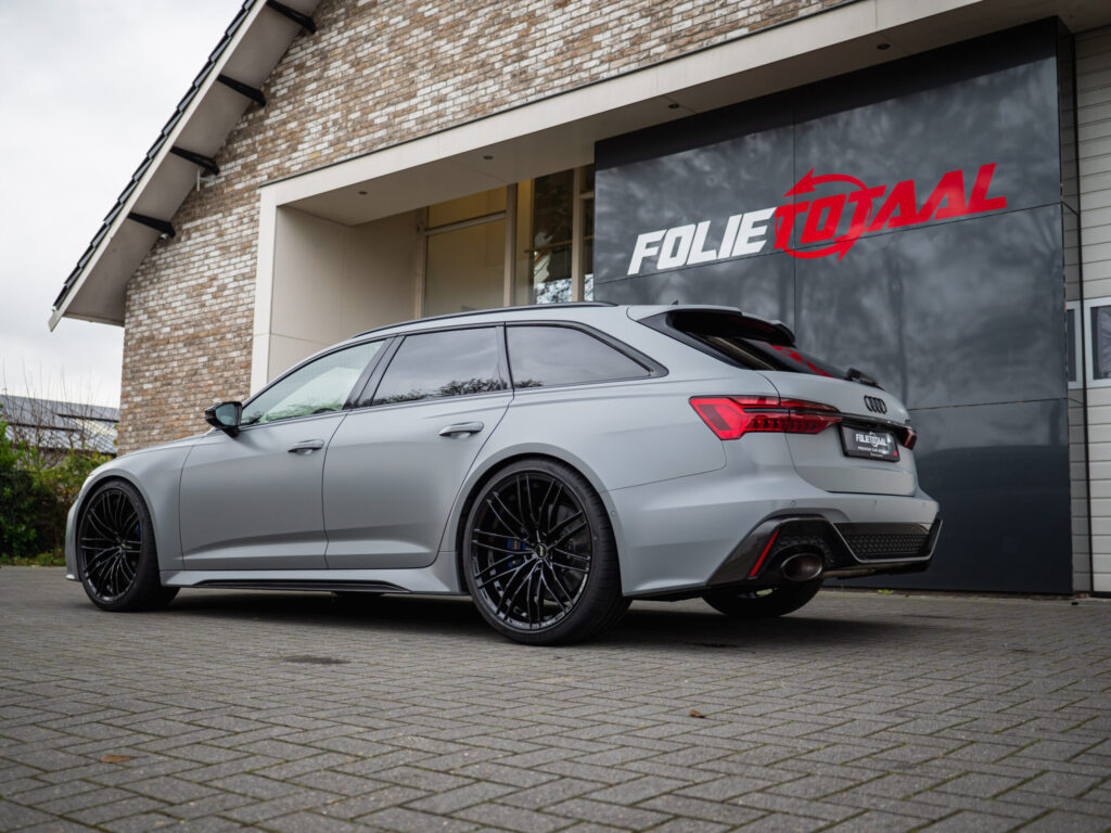 Audi RS6 1000pk in matte PPF en matte Nardo Grey