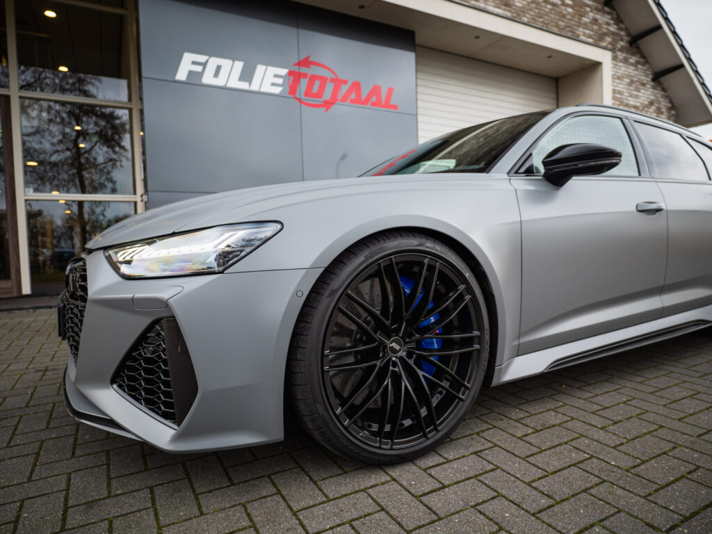 Audi RS6 1000pk in matte PPF en matte Nardo Grey