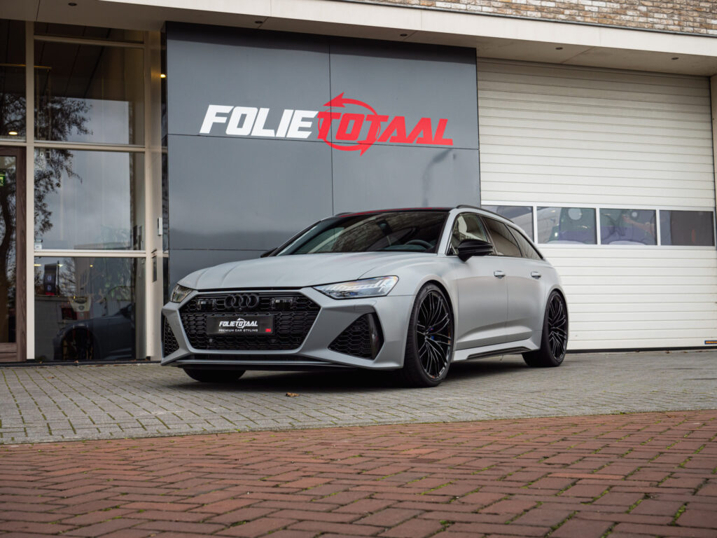Audi RS6 1000pk in matte PPF en matte Nardo Grey