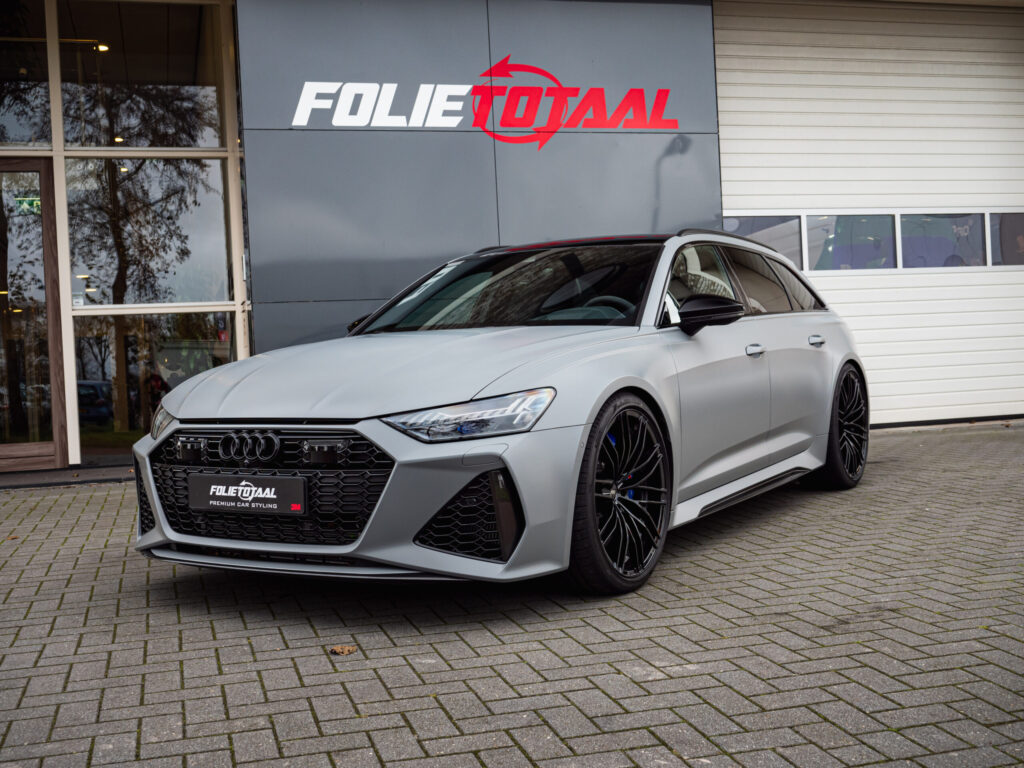 Audi RS6 1000pk in matte PPF en matte Nardo Grey