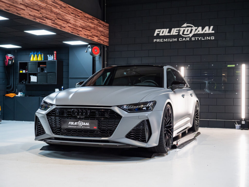 Audi RS6 1000pk in matte PPF en matte Nardo Grey