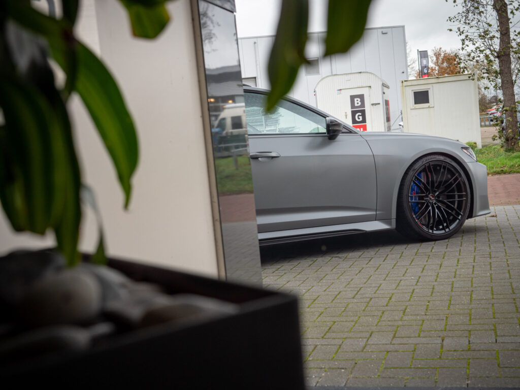 Audi RS6 1000pk in matte PPF en matte Nardo Grey