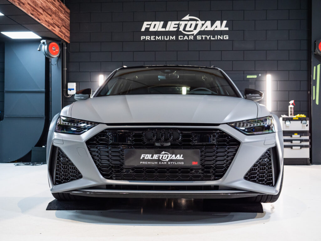 Audi RS6 1000pk in matte PPF en matte Nardo Grey