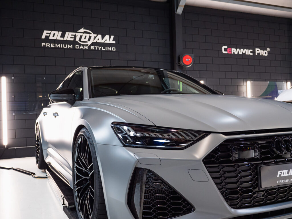 Audi RS6 1000pk in matte PPF en matte Nardo Grey