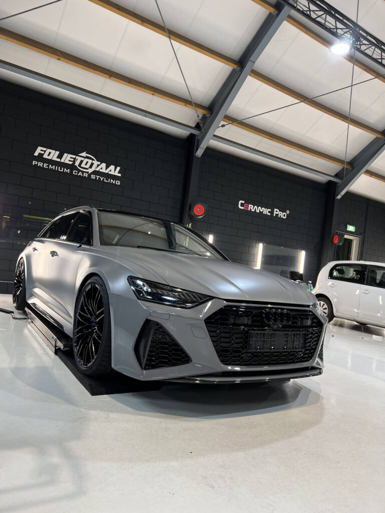 Audi RS6 1000pk in matte PPF en matte Nardo Grey