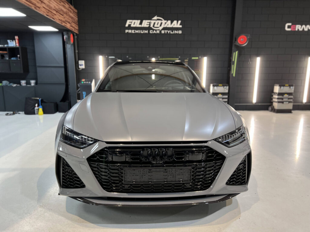 Audi RS6 1000pk in matte PPF en matte Nardo Grey