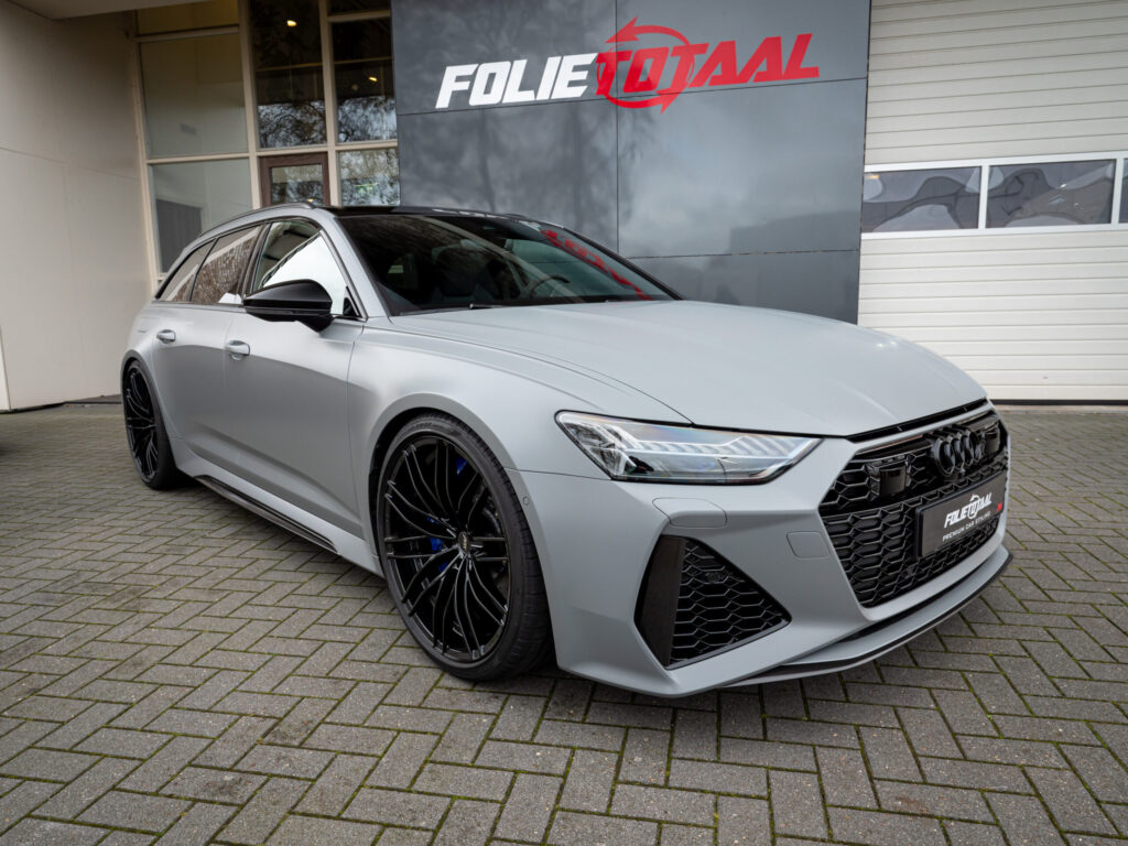 Audi RS6 1000pk in matte PPF en matte Nardo Grey