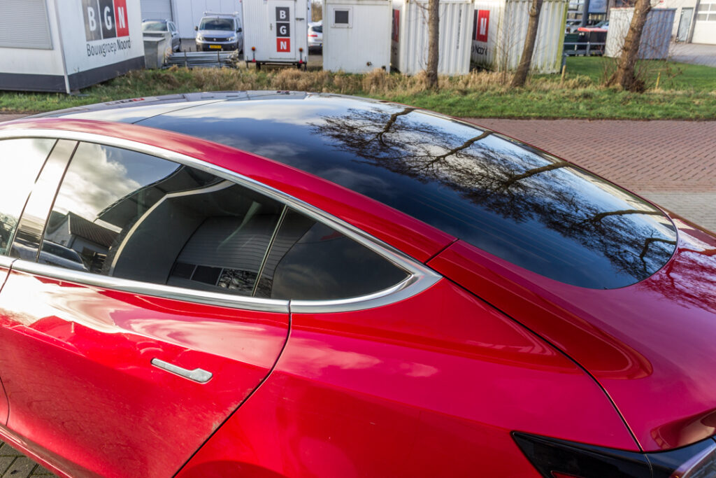 Tesla Model 3 blinderen