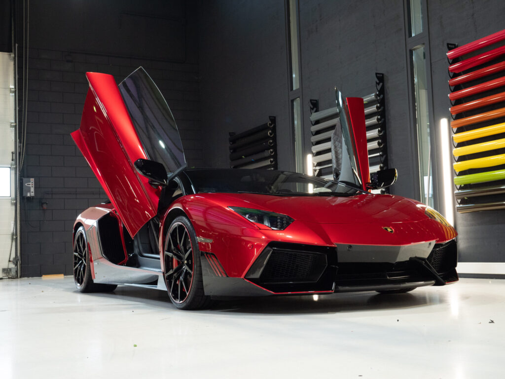 Full custom wrap Lamborghini Aventador LP700