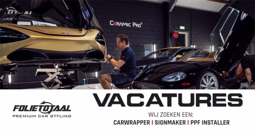 vacature carwrapper PPF signmaker